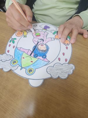 4월 15일 미술치료(비 오는 날)